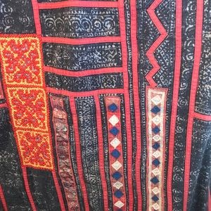 Pottery Barn printed table runner